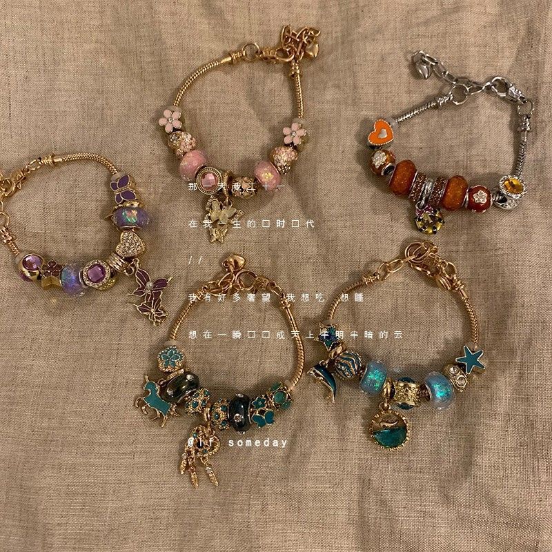 Vintage heavy industry niche light luxury bracelet exquisite personality design Pan family bracelet retro high-end jewelry