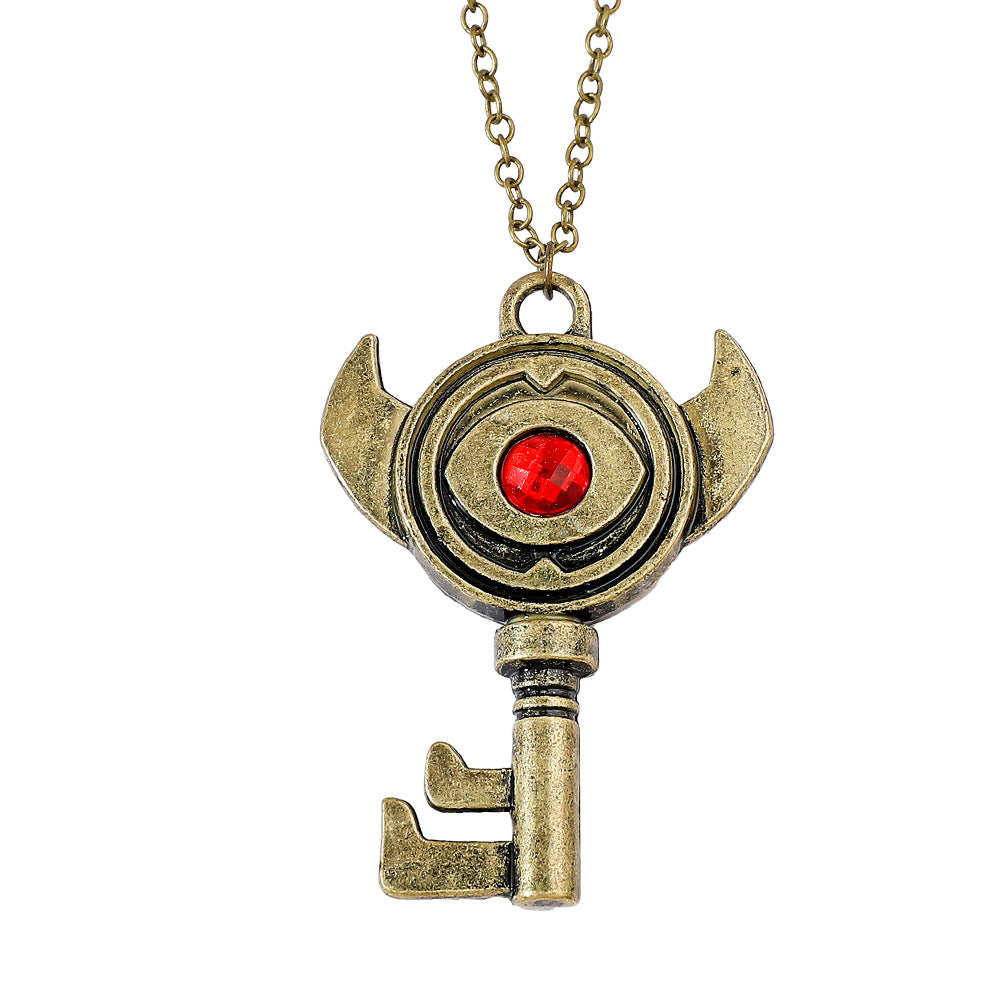 Game merchandise Legend of Zelda pendant Metal Kingdom Tears necklace Rhinestone jewelry
