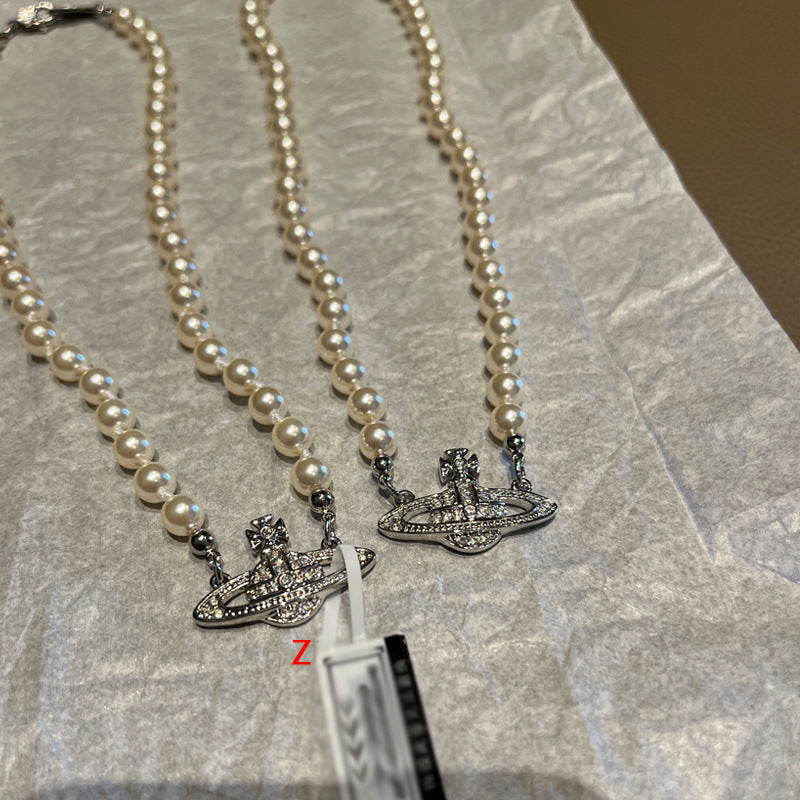 Queen Mother of the West's classic Saturn pearl necklace nana with the pendant high-quality jewelry