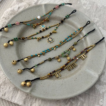 Tibetan ethnic style ancient handmade bracelet niche design hand rope retro versatile scenic spot hot sale