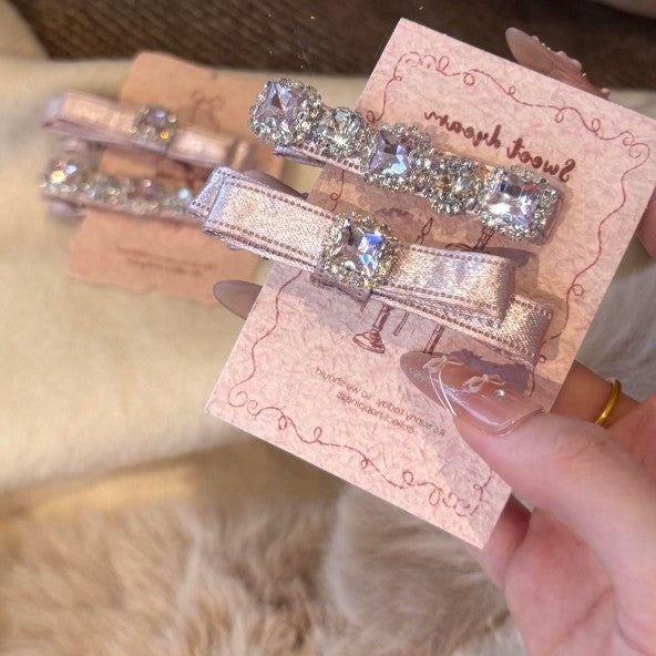 Korean daughter female main hairpin niche senior socialite style side bangs one-word hairpin broken hairpin headgear female